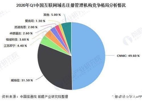 我国互联网域名从业机构的市场规模高度集中